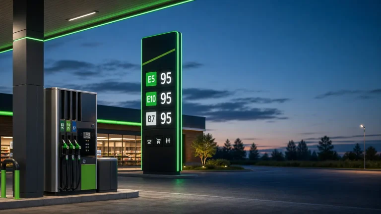 Нове маркування пального E5, E10 та B7 на табло АЗС