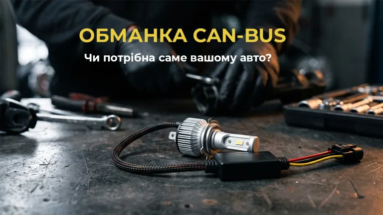 Обманка CAN-Bus і LED лампа для фар автомобіля